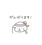 ふたりはなかよしスタンプ3(しろいぬちゃん（個別スタンプ：34）