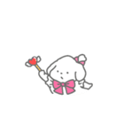 ふたりはなかよしスタンプ3(しろいぬちゃん（個別スタンプ：40）