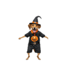 [アレンジ用]ハロウィンコスプレの犬5（個別スタンプ：10）
