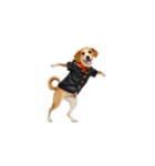 [アレンジ用]ハロウィンコスプレの犬4（個別スタンプ：10）