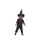 [アレンジ用]ハロウィンコスプレの犬3（個別スタンプ：10）