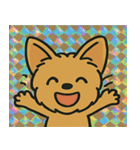 ヨーきら疾走おしゃワン伝@SFW（個別スタンプ：4）