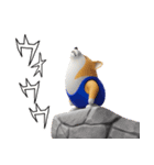 デカ動く 3D猛コーギー（個別スタンプ：16）