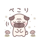 やさしい秋★パグぼん（個別スタンプ：9）