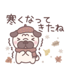 やさしい秋★パグぼん（個別スタンプ：34）