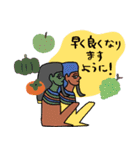 毎年使えるエジプト壁画の秋★pocaママ（個別スタンプ：12）