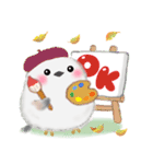 シマエナガさん♡秋（個別スタンプ：7）