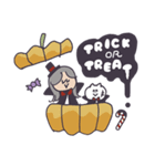 マリーちゃんのハロウィンスタンプ（個別スタンプ：4）