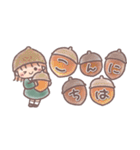♥️秋のあっこちゃん♥️（個別スタンプ：3）