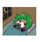 ネガティブすぎるわかめかぶ（個別スタンプ：3）