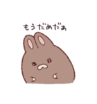 いつものうさちゃん(ネガティブなすがた)（個別スタンプ：18）