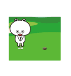 ゴルフライフスタンプシロクマと仲間達編（個別スタンプ：23）