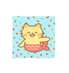 さかなネコの動くイラストスタンプ（個別スタンプ：2）