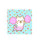 さかなネコの動くイラストスタンプ（個別スタンプ：4）