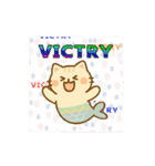 さかなネコの動くイラストスタンプ（個別スタンプ：10）