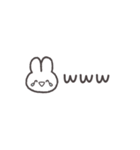 動く♡やたらと使いやすいうさぎ♡超小さい（個別スタンプ：13）