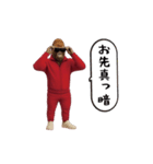 ゴリラ様！動く（個別スタンプ：8）