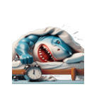 爆笑サメボクサーあなたとおしゃべり絵文字（個別スタンプ：7）