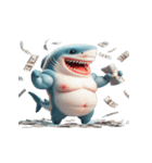 爆笑サメボクサーあなたとおしゃべり絵文字（個別スタンプ：10）