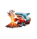 爆笑サメボクサーあなたとおしゃべり絵文字（個別スタンプ：11）