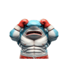 爆笑サメボクサーあなたとおしゃべり絵文字（個別スタンプ：19）