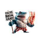 爆笑サメボクサーあなたとおしゃべり絵文字（個別スタンプ：21）