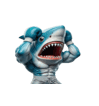 爆笑サメボクサーあなたとおしゃべり絵文字（個別スタンプ：23）
