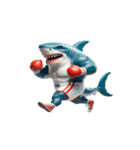 爆笑サメボクサーあなたとおしゃべり絵文字（個別スタンプ：24）