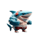 爆笑サメボクサーあなたとおしゃべり絵文字（個別スタンプ：25）