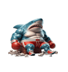 爆笑サメボクサーあなたとおしゃべり絵文字（個別スタンプ：30）