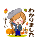 ずっと使える♥秋冬にやさしい日常スタンプ（個別スタンプ：9）