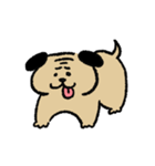 ゆるいパグさん（個別スタンプ：1）