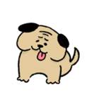 ゆるいパグさん（個別スタンプ：2）