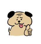 ゆるいパグさん（個別スタンプ：5）