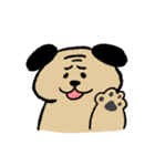 ゆるいパグさん（個別スタンプ：6）