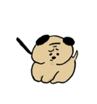 ゆるいパグさん（個別スタンプ：7）