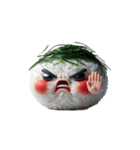 爆笑おにぎり口ゲンカ（個別スタンプ：6）