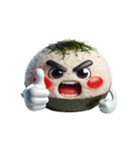 爆笑おにぎり口ゲンカ（個別スタンプ：22）