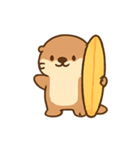 ラッコ ビーチの休日（個別スタンプ：6）