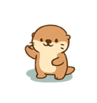 ラッコ ビーチの休日（個別スタンプ：8）