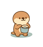 ラッコ ビーチの休日（個別スタンプ：9）