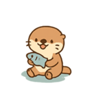 ラッコ ビーチの休日（個別スタンプ：14）