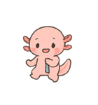 ウーパールーパー 雨の日（個別スタンプ：6）