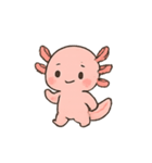 ウーパールーパー 雨の日（個別スタンプ：7）