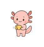 ウーパールーパー 雨の日（個別スタンプ：11）