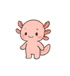 ウーパールーパー 雨の日（個別スタンプ：14）