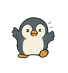 ペンギンとあざらしの冬の日（個別スタンプ：3）