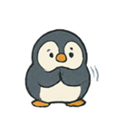 ペンギンとあざらしの冬の日（個別スタンプ：4）