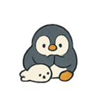 ペンギンとあざらしの冬の日（個別スタンプ：5）