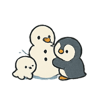 ペンギンとあざらしの冬の日（個別スタンプ：12）